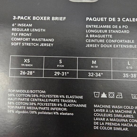 American Eagle Men's 2 Pack Blue Regular Length Boxer Briefs Size XS NIP Read - Picture 8 of 8